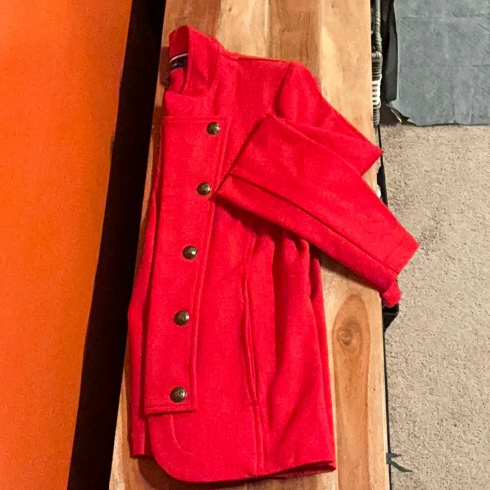 Tommy Hilfiger red military style fitted jacket - Picture 5 of 5